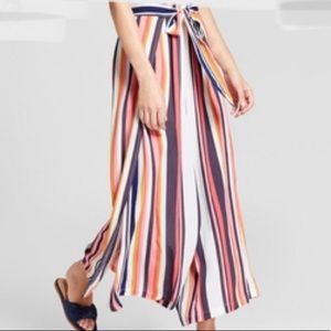 🟣Striped palazzo pants